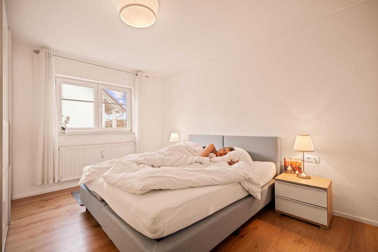 Wohlfuehl-Apartment Auenwald Im Naturschutzgebiet Mit Privatstrand 腓特烈港 外观 照片